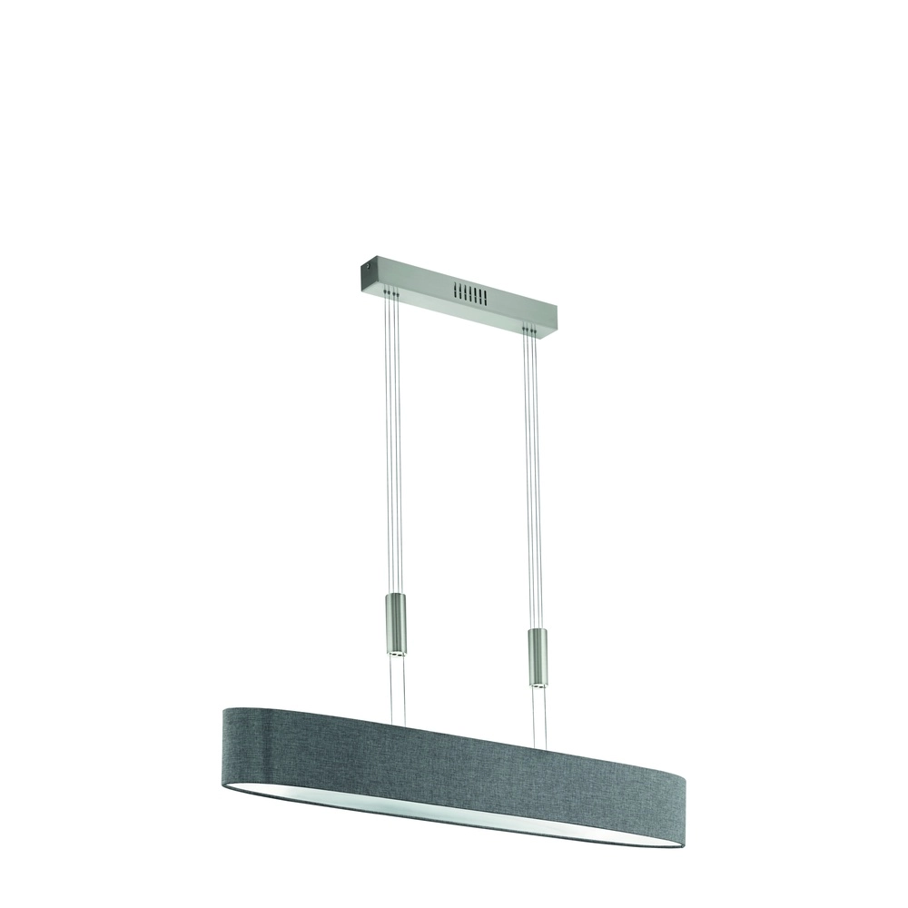 Ovale Pendellampe Romao Nickel und Chrom Eglo 9002759953515