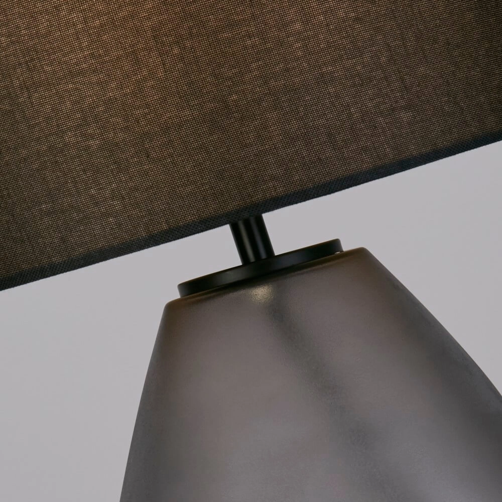 Tischlampe Devon schwarz mit Kapuze Searchlight 5053423273297