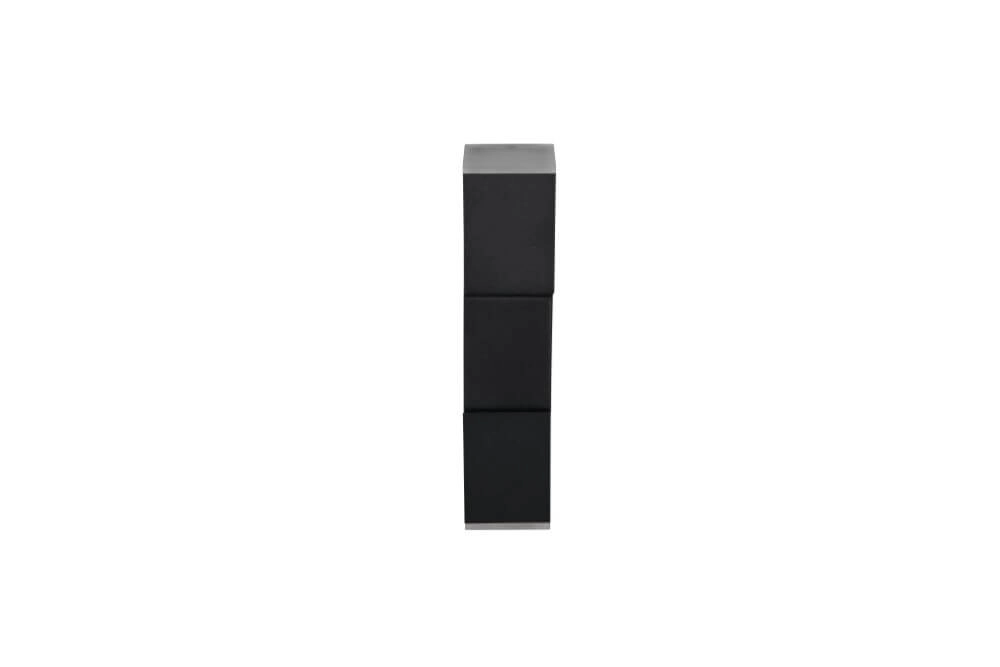 Schwarzer Wandstrahler Raglan mit LED Trio 4017807614725
