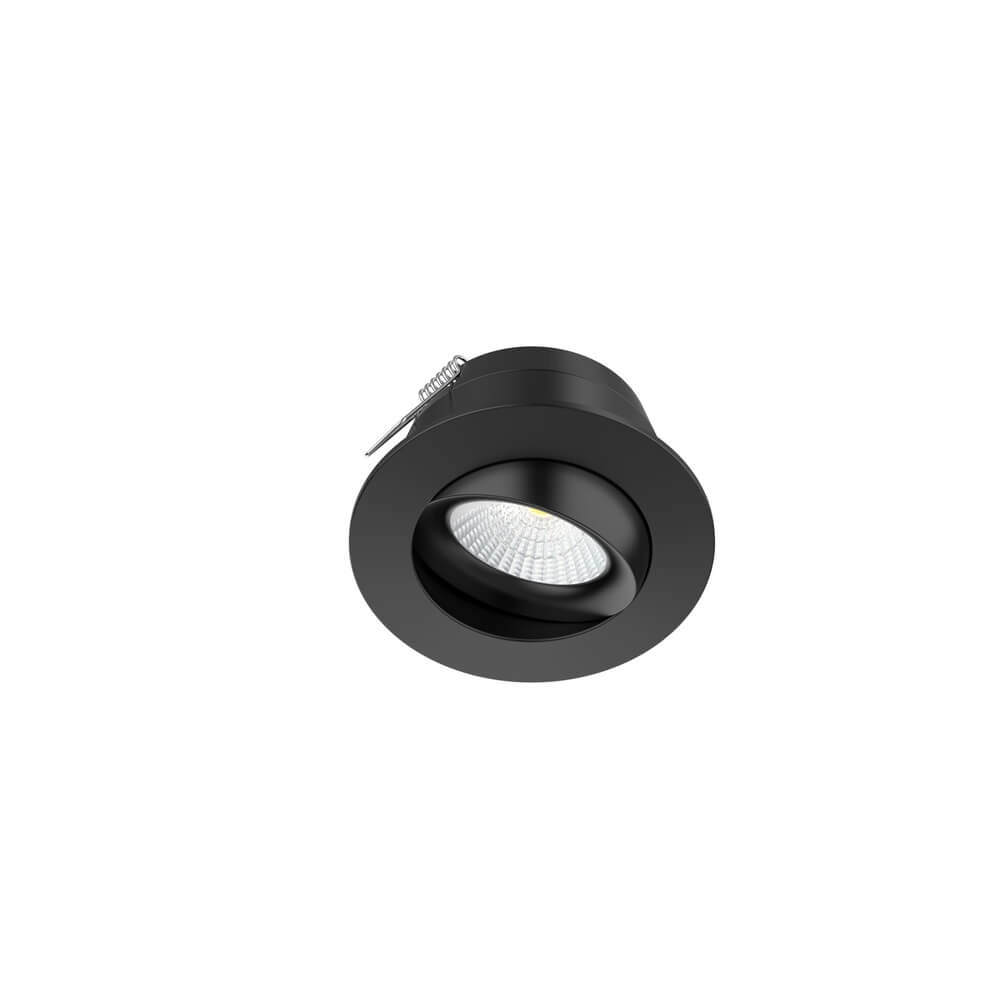 LED-Einbaustrahler Tevo schwarz - 2700K Lyora 4255805301593