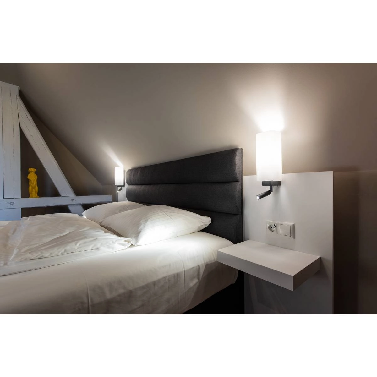 Schlafzimmer Wandleuchte Quadrass schwarz SLV 4024163235853