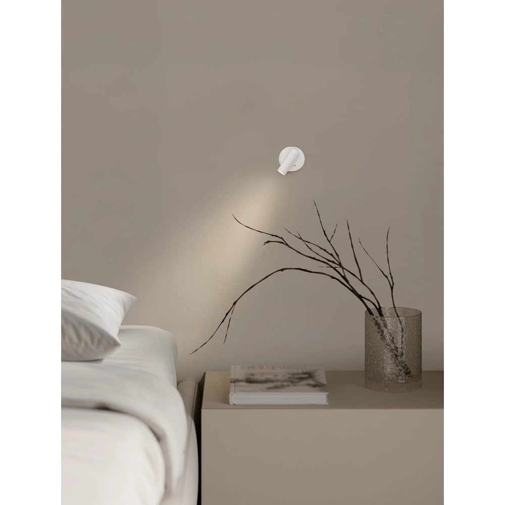 Nachttischlampe Pictor weiß Lyora 5212017472335