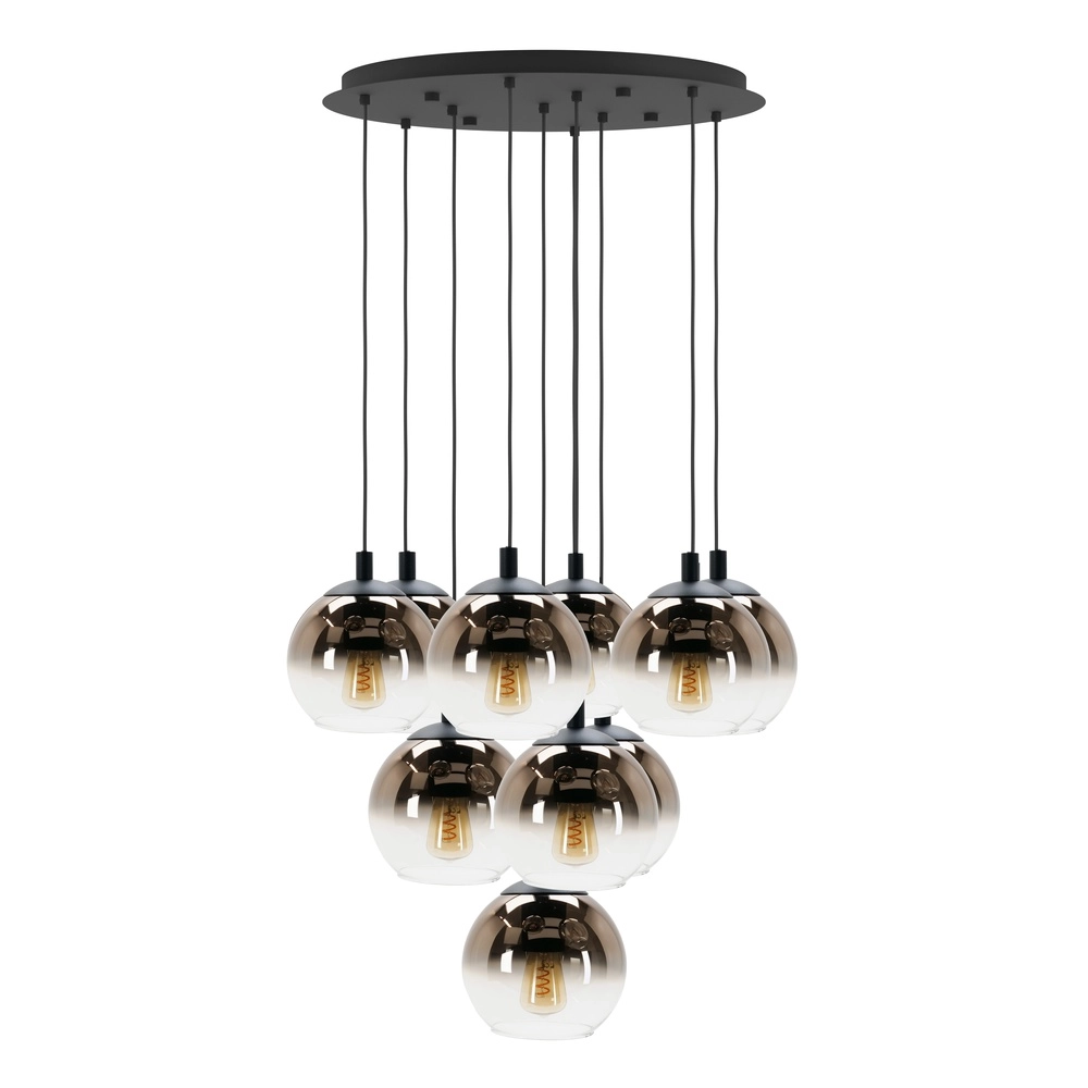 Pendelleuchte Ariscani 1 10-flammig schwarz Eglo 9008606358076