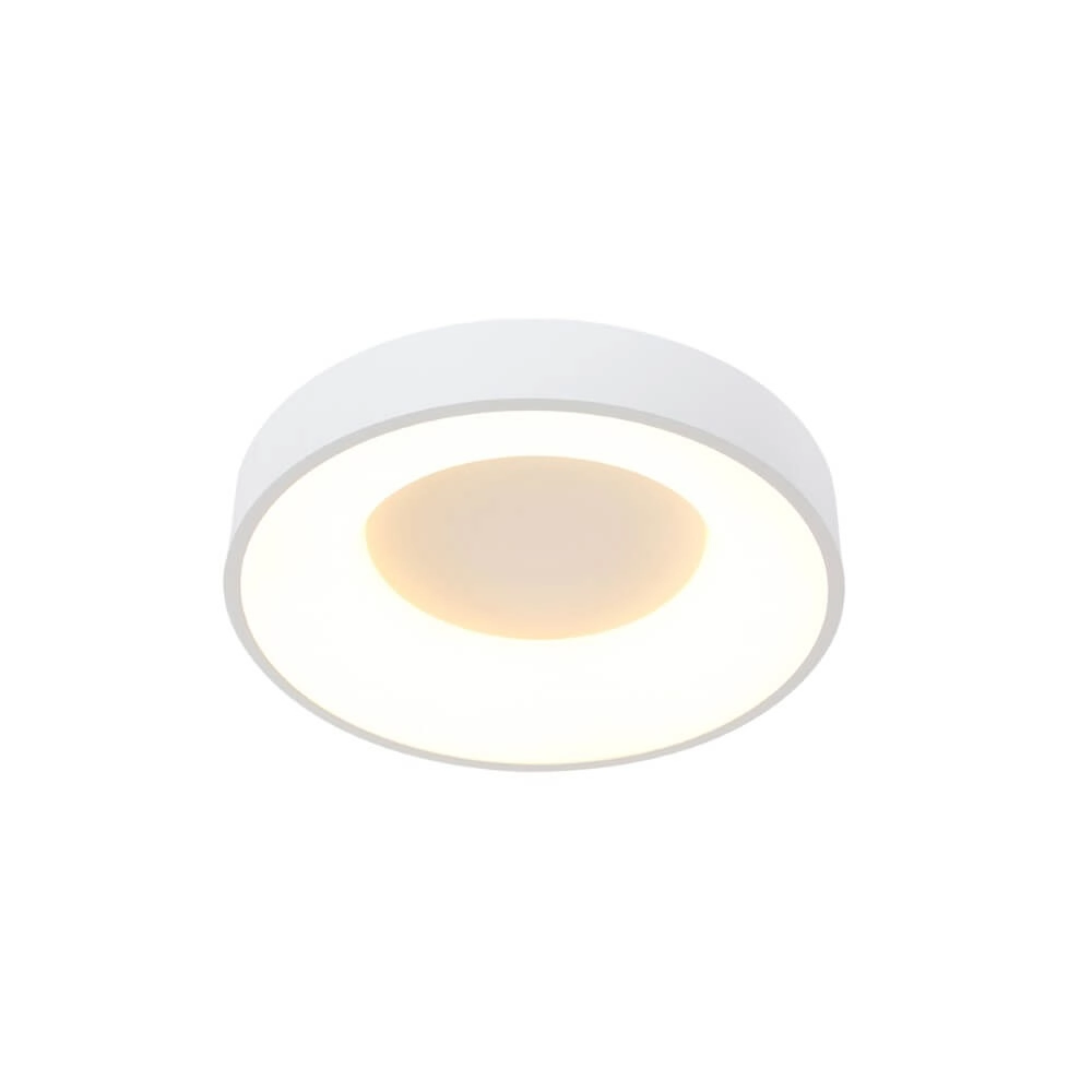 Weiße Deckenleuchte mit LED Ringlede Ø 30cm Steinhauer 8712746135763