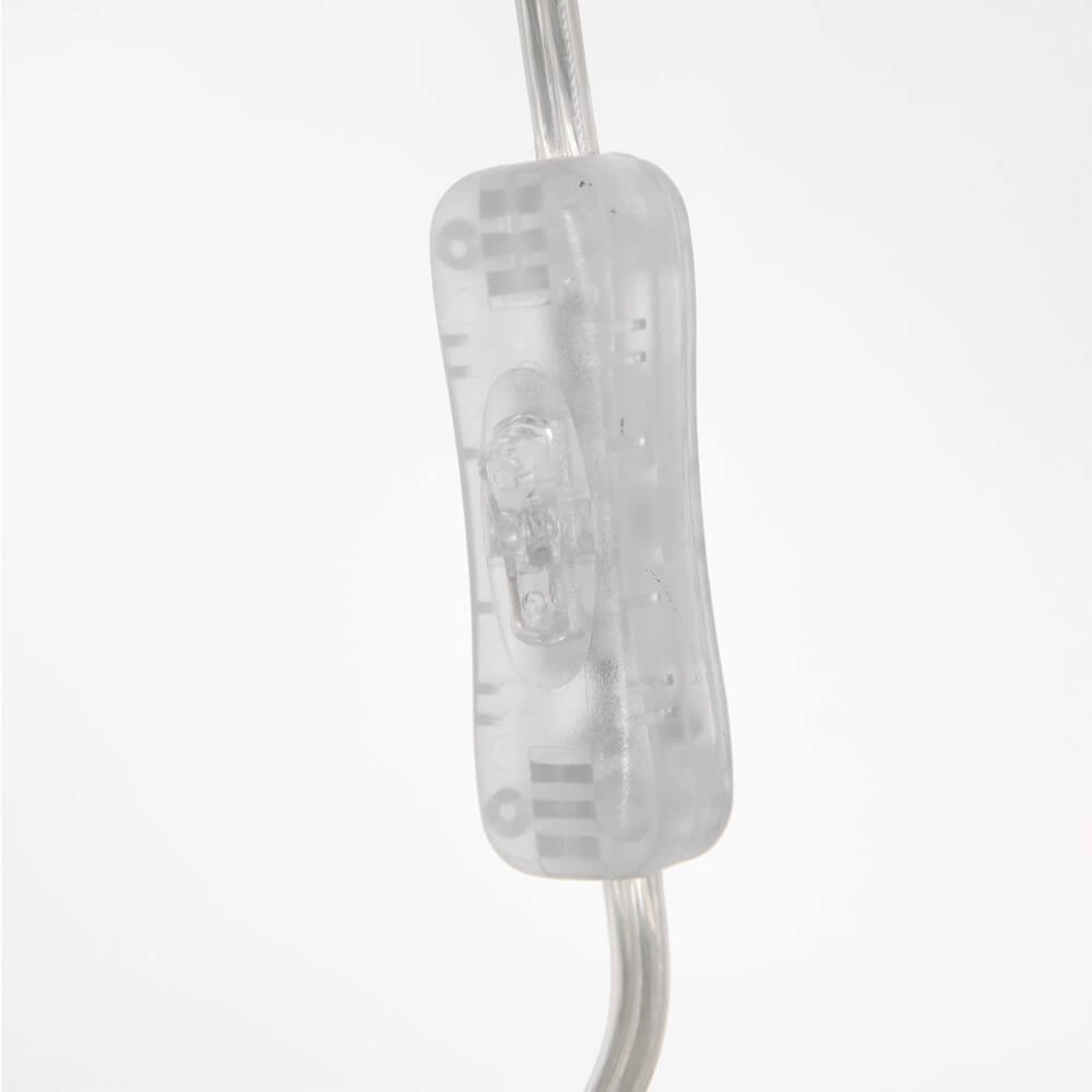 Wandbogenlampe Sparkled Edelstahl mit taupefarbenem Samtschirm Steinhauer 8712746146165