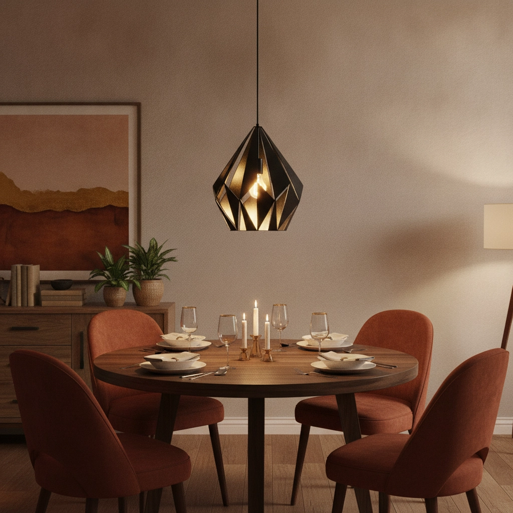 Pendelleuchte Carlton 1 38 cm schwarz