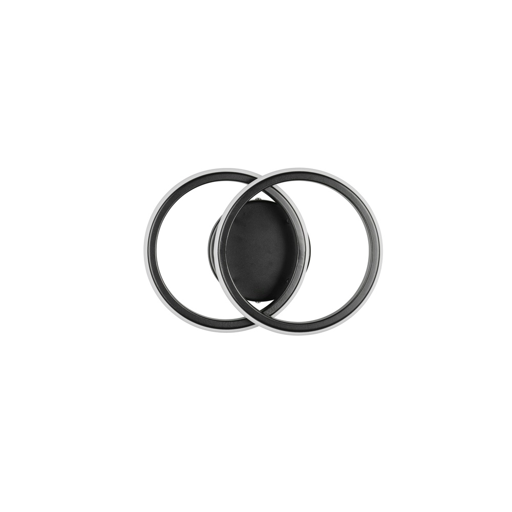 Schwarze Deckenleuchte Kasia Runde Bauform Trio 4017807653823