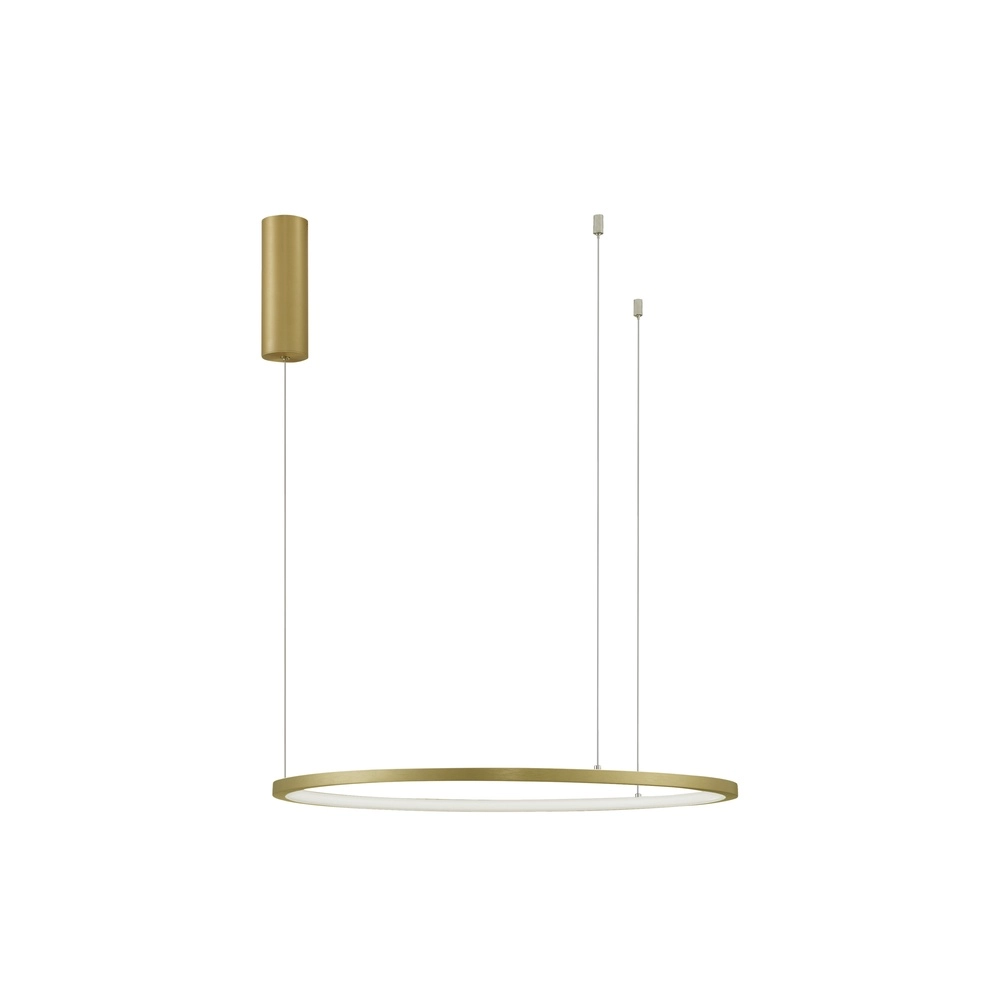 Runde Pendelleuchte Tarquin gold Ø 60cm Lyora 5212017438270