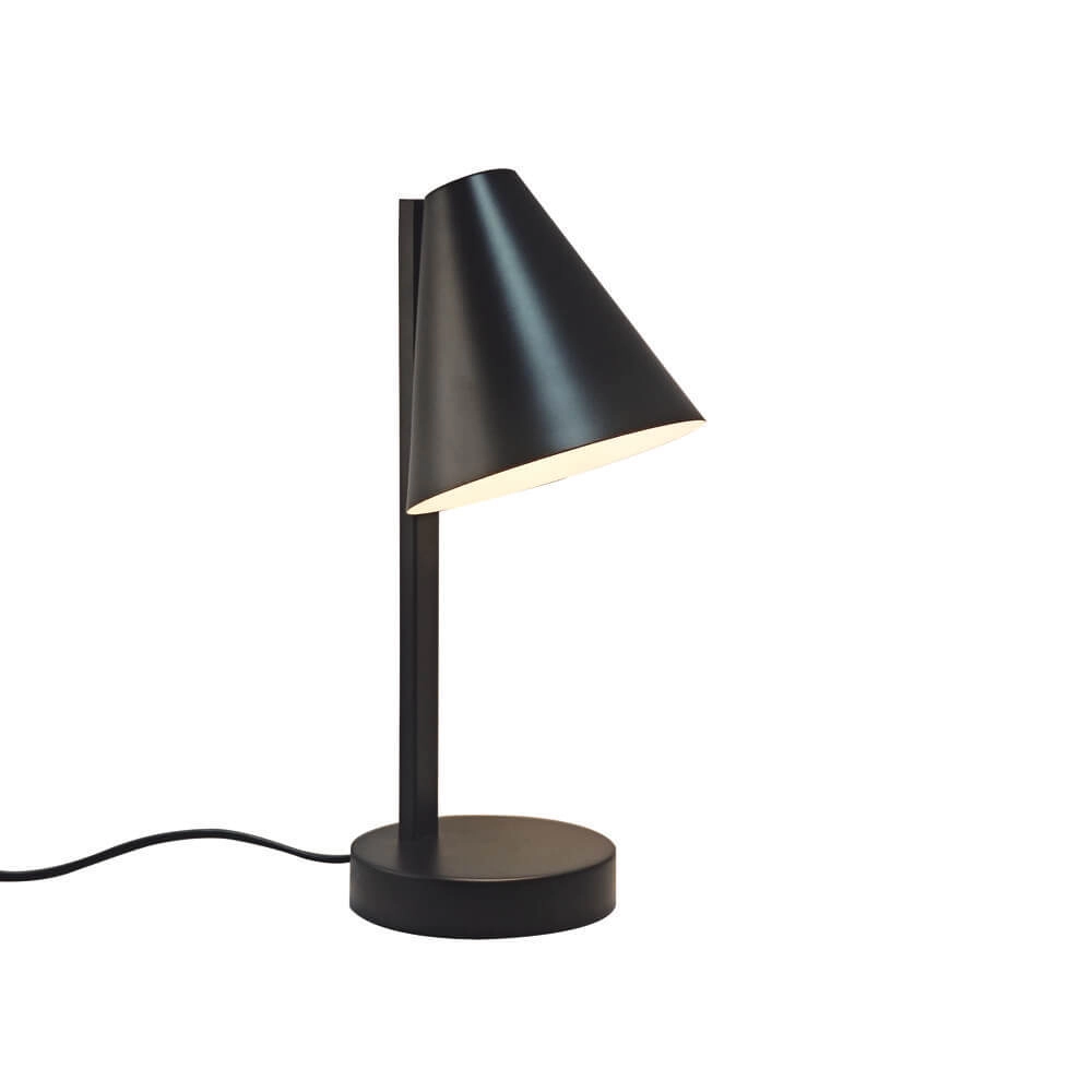 Tischlampe Wilmer schwarz