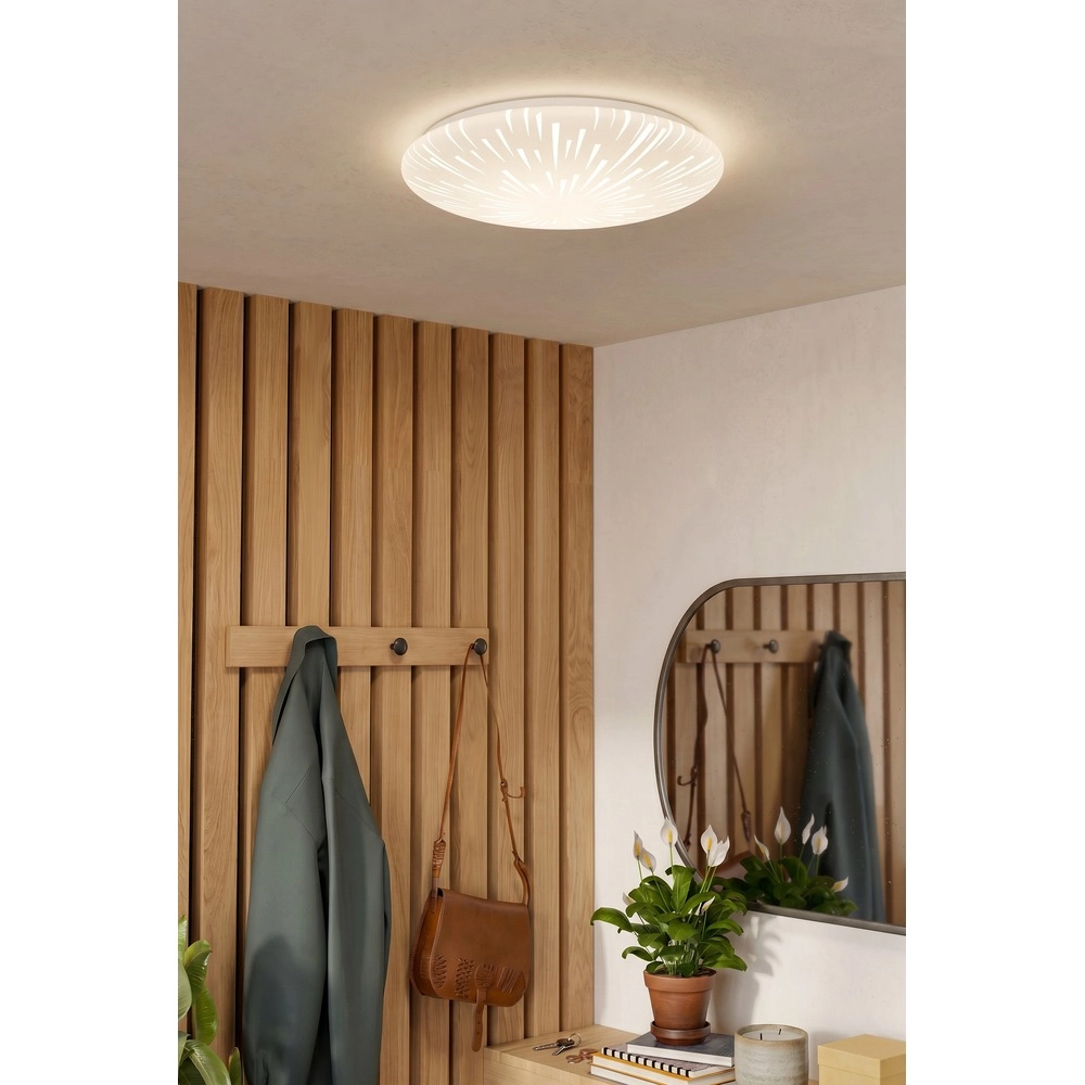 Weißes Deckenlicht Allerona Ø 40cm Eglo 9008606409785