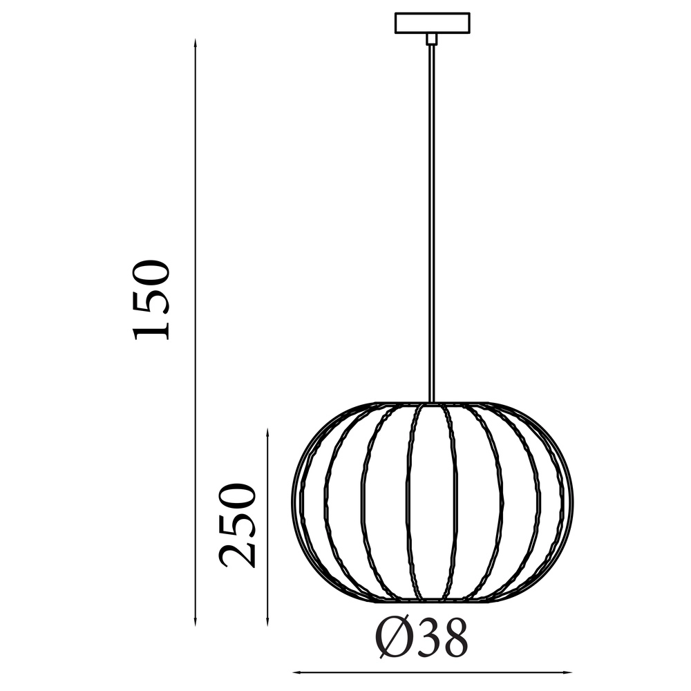 Pendelleuchte Radiant Ø 38cm Searchlight 5053423300634
