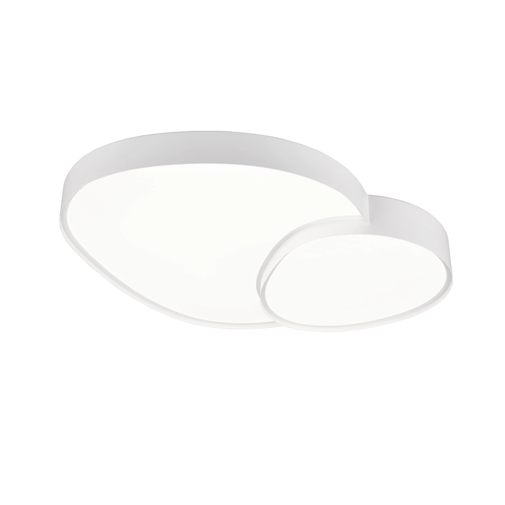Organische Deckenleuchte Rise 77cm weiß Trio 4017807600605