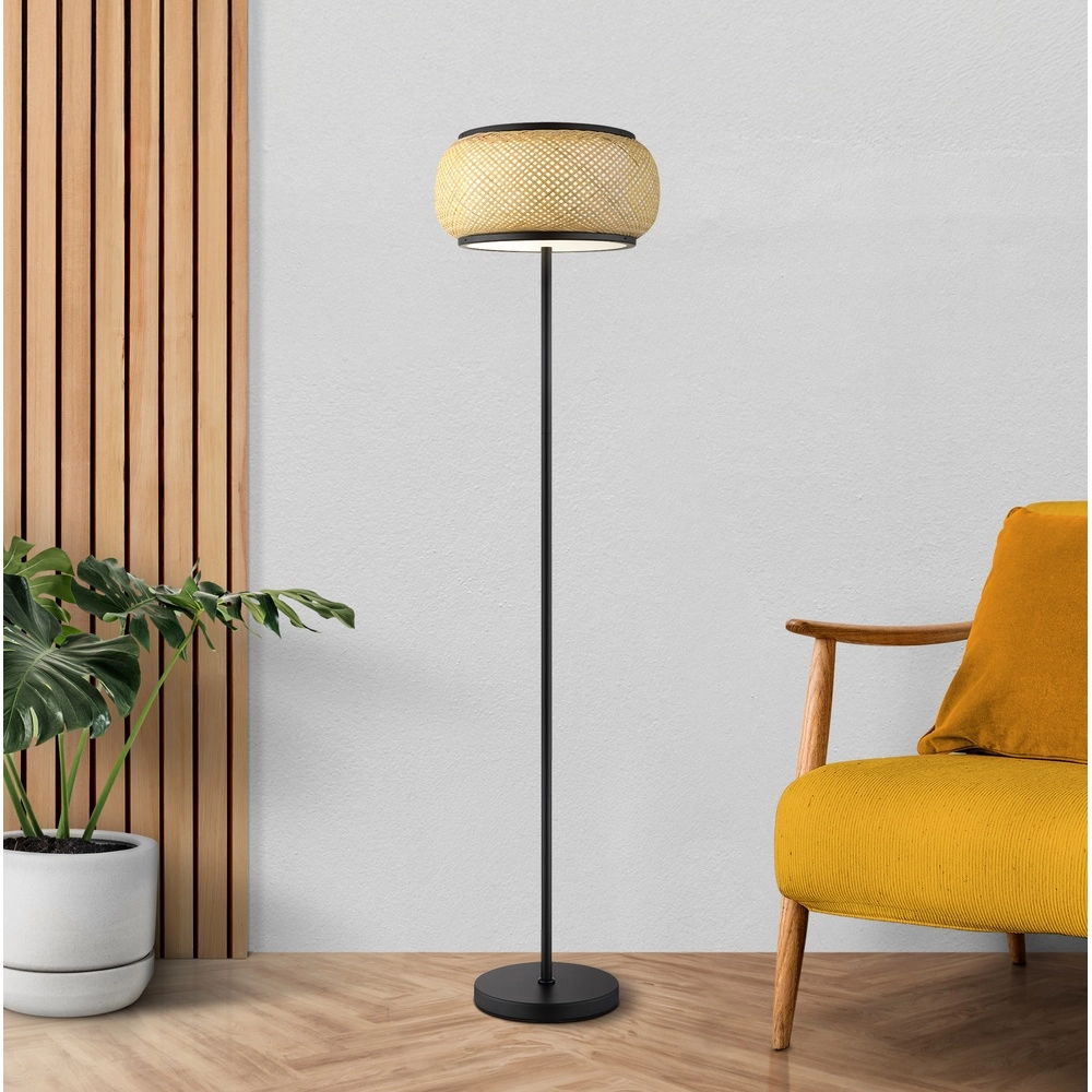 Stehlampe Bambora mit Bambus Ø 38 cm Globo 9007371569861