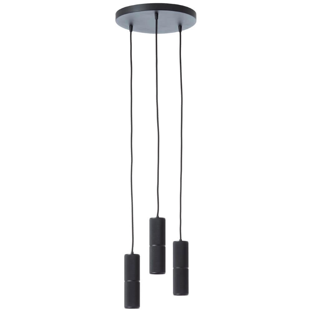 Hängelampe mit 3 Leuchten Marty Ø 30cm schwarz Brilliant 4004353438264