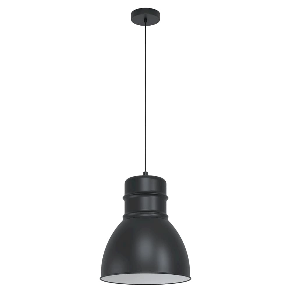 Schwarze Hängelampe Ebury Ø 38cm Eglo 9002759436216