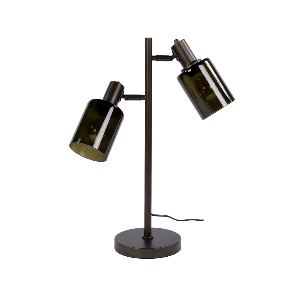 Tischlampe Sepiora Sienna Brown 2-Lichter Lyora 8716803515253