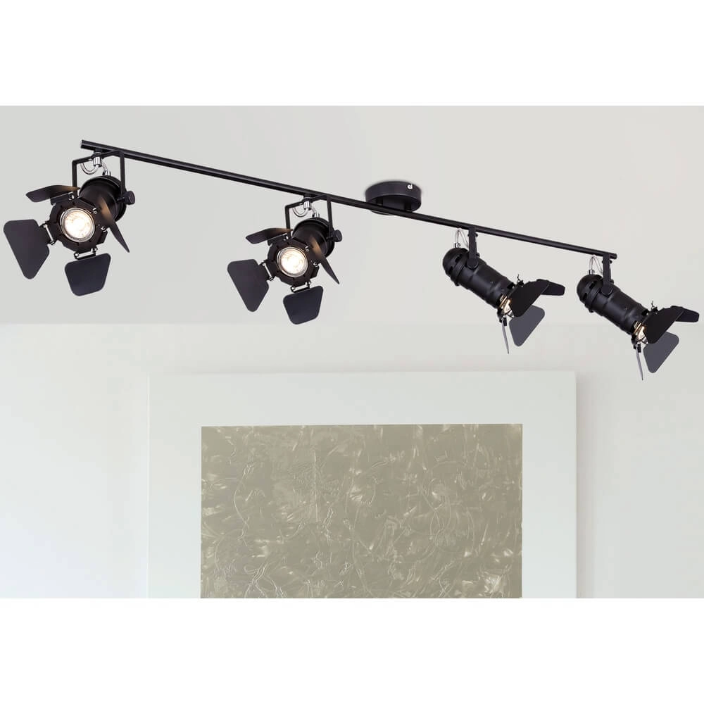 Hollywood-Lampe Egon schwarz Globo 9007371386666