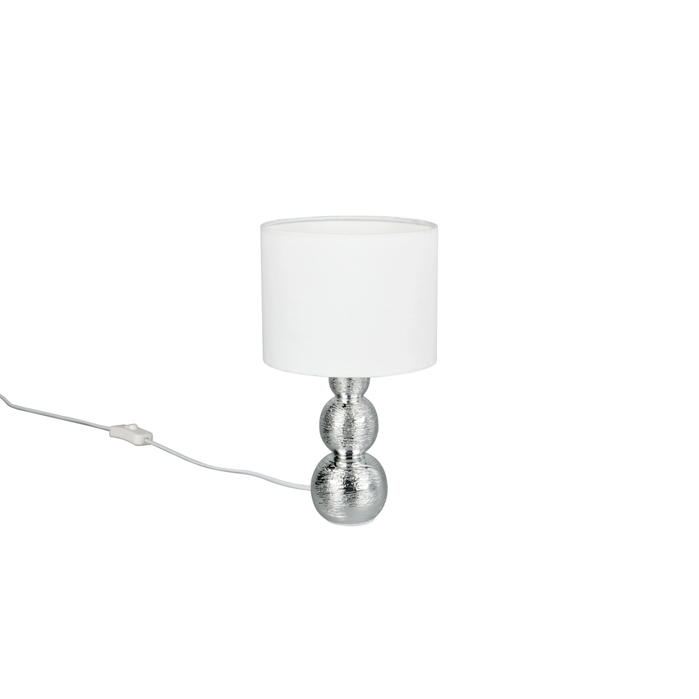 Tischlampe Lova Silbergrau Trio 4017807682663