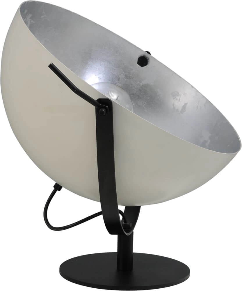 Wandlampe Larino 40 schwarz mit weiß
