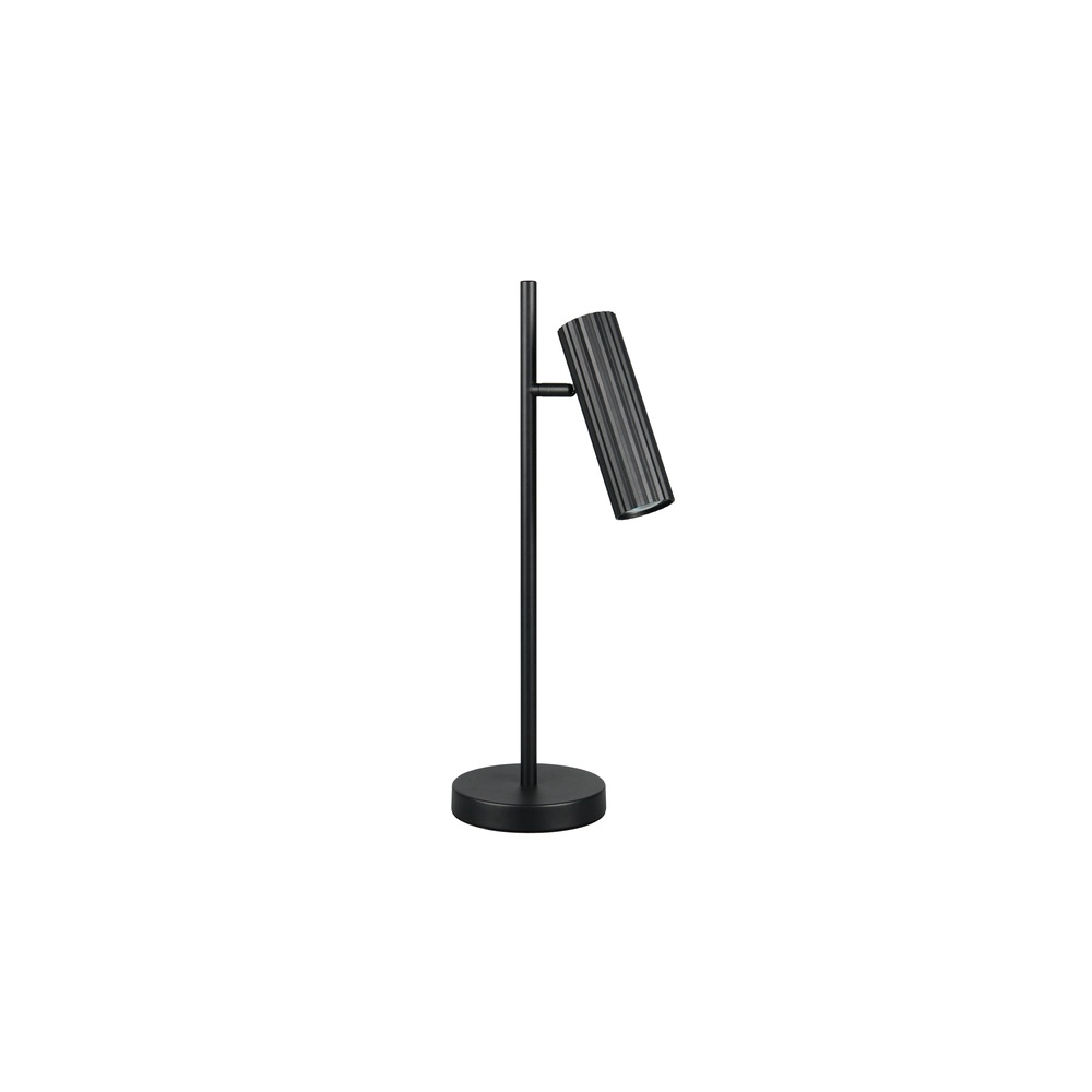 Schlanke Tischleuchte Soka schwarz Trio 4017807658712