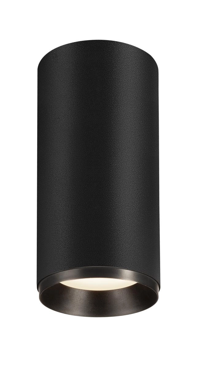 Aufbauspot Numinos L Zylinder schwarz 4000K - 60gr SLV 4024163244824