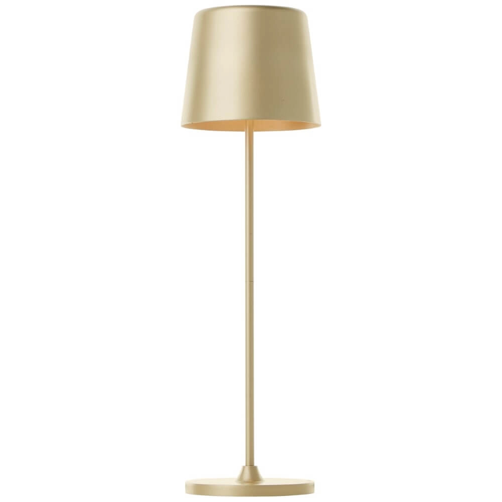 Goldene Tischlampe Kaami Design Brilliant 4004353435218