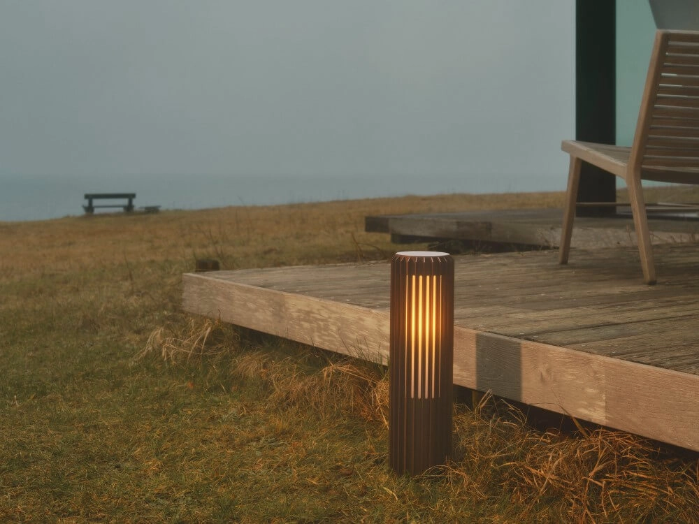 Garden lighting Aludra 45cm - brown metallic Nordlux 5704924022074