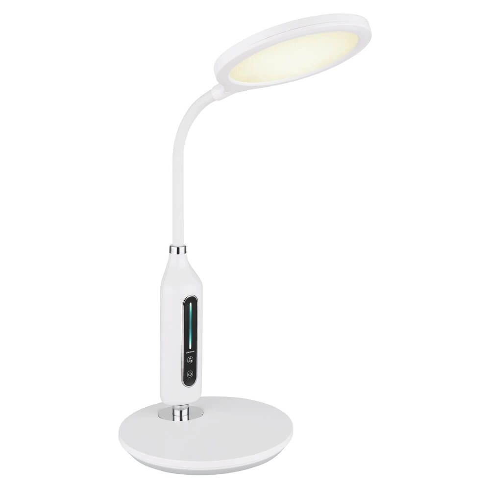 Schreibtischlampe Fruggy weiß