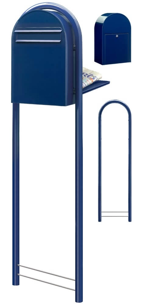 Briefkasten Classic B 5003 Dunkelblau Bobi 6417237006097