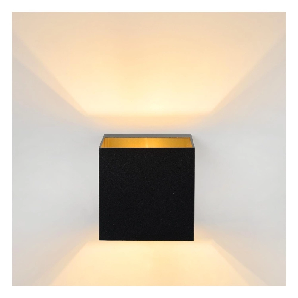 Design-Wandspot Devi Quadratschwarz Lucide 5411212092274