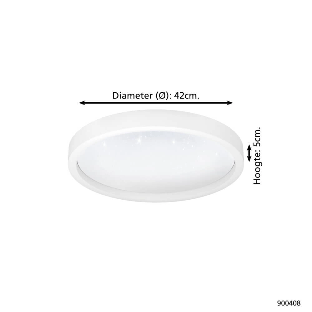 Deckenlampe Zigbee Montemorelos-Z Ø 42cm weiß Eglo 9008606243815