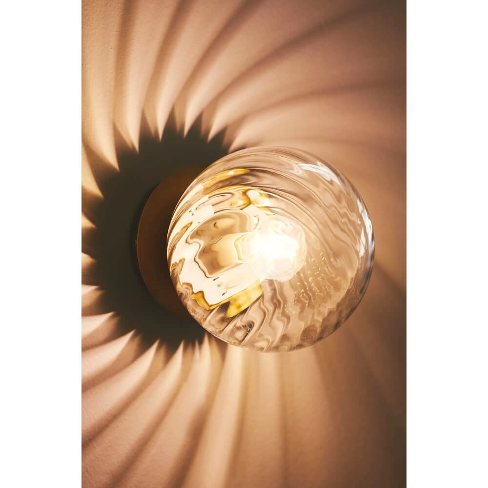 Wandleuchte aus Glas Chisell Messing Nordlux 5704924015663