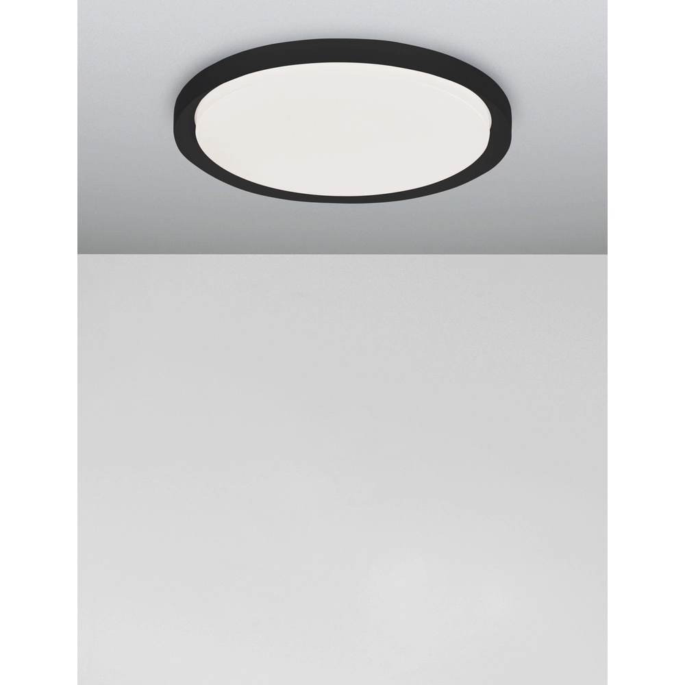Deckenleuchte Troy schwarz Ø 56cm Lyora 5212017425812