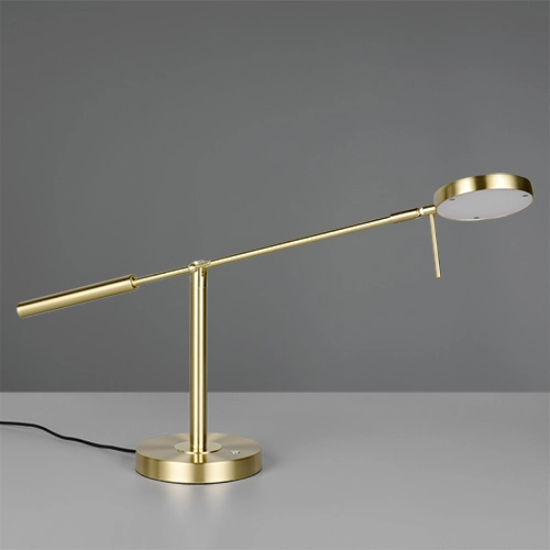 Schreibtischlampe Monza Messing Trio 4017807693294