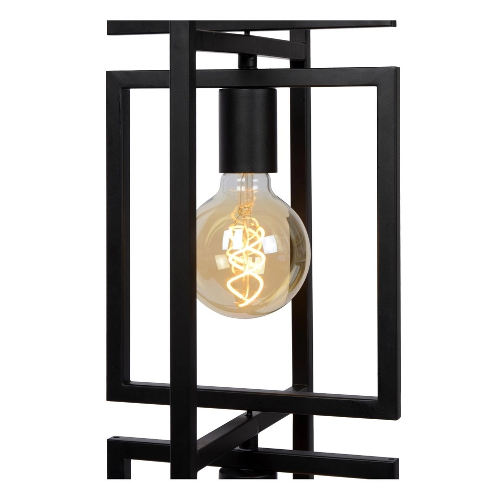 Stehlampe Luuk 3-Licht Schwarz Lucide 5411212010858
