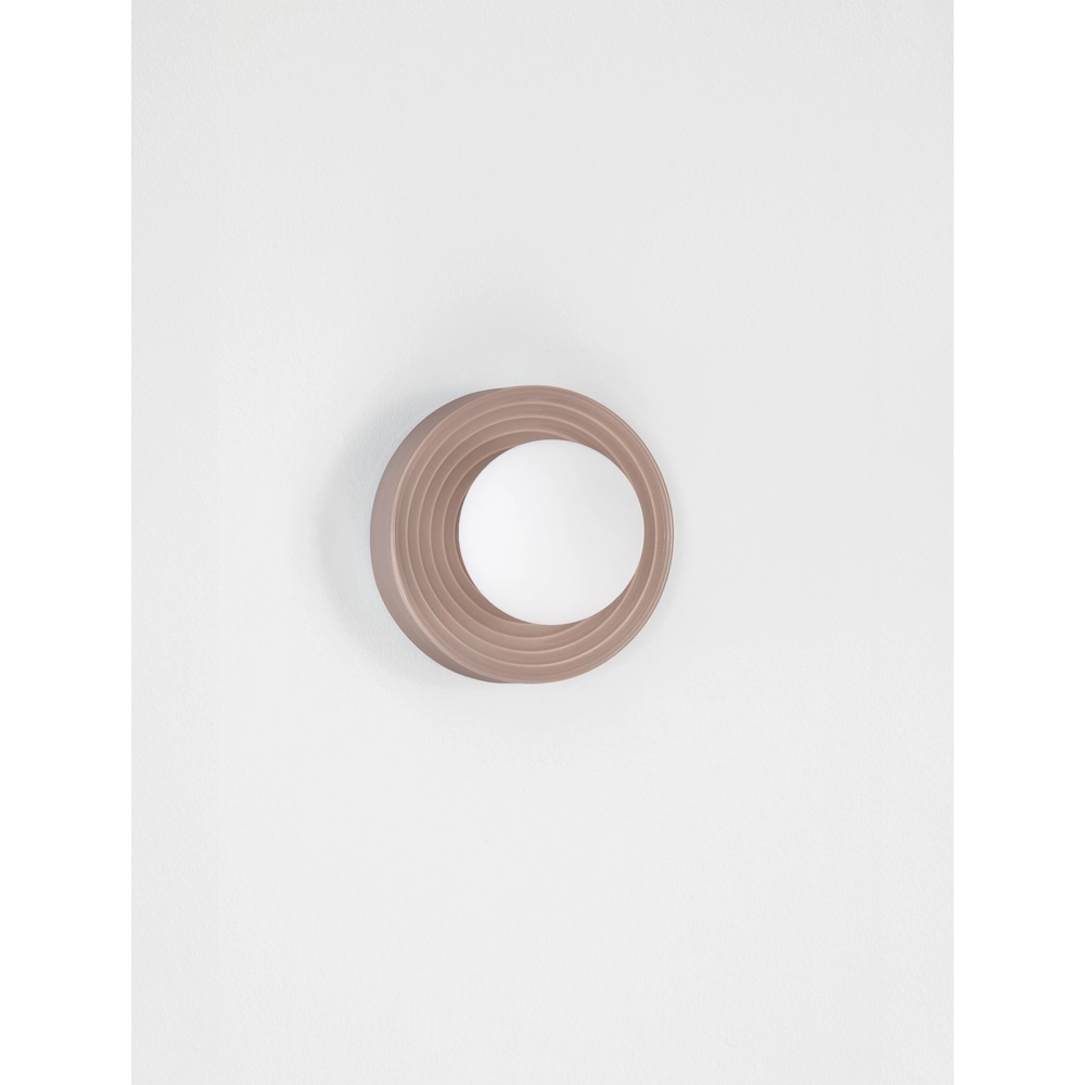 Wandleuchte Orbique mokkabraun Ø 16cm Lyora 5212017483911