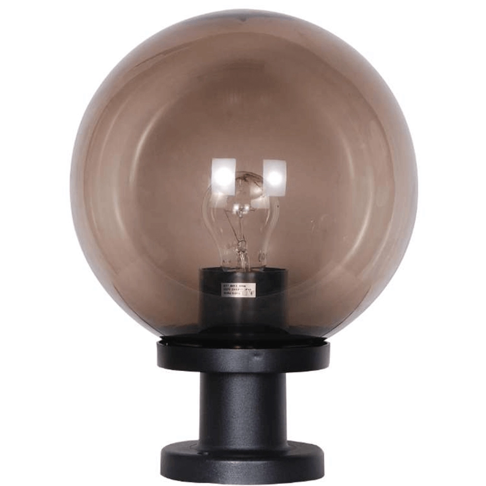 Glühbirne Lampe Bolano 33cm. Sockel getönt