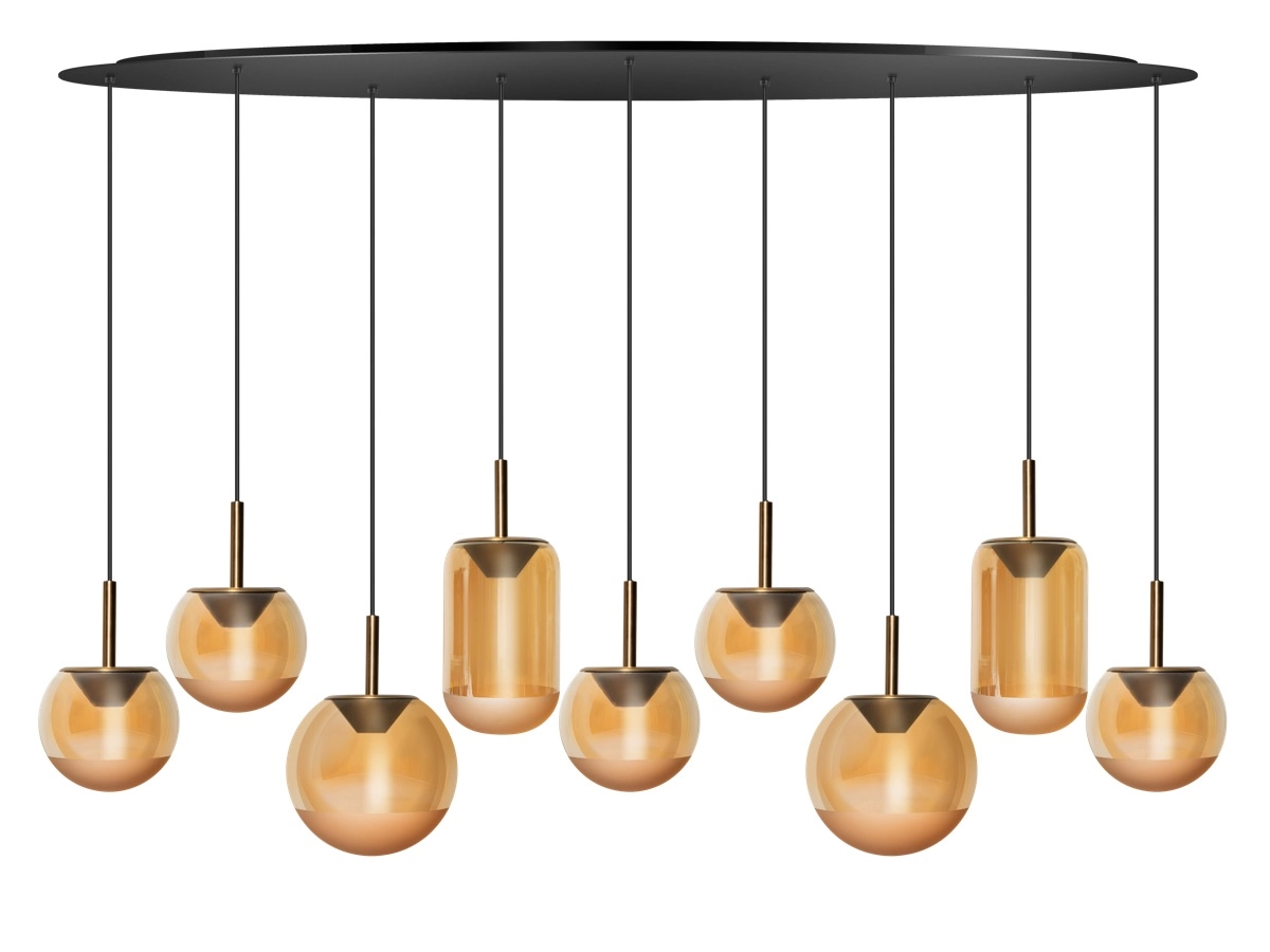 Essaal-Pendellampe Yvonne 9-Licht