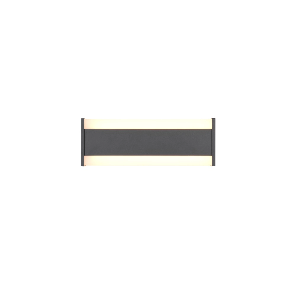 Wandleuchte Dawson Design anthrazit 30cm Trio 4017807603484