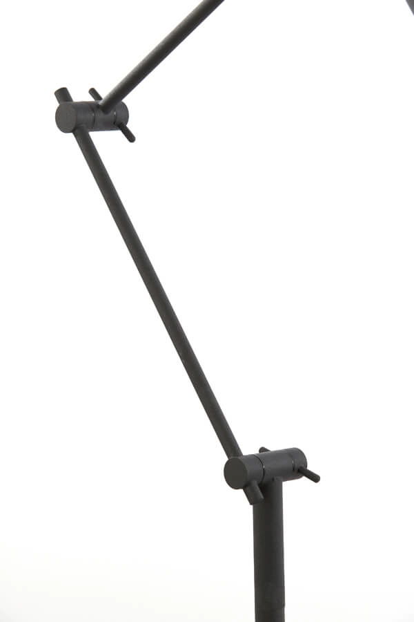 Schwarze Leselampe Rijeka ca. 150cm Light & Living 8717807742171