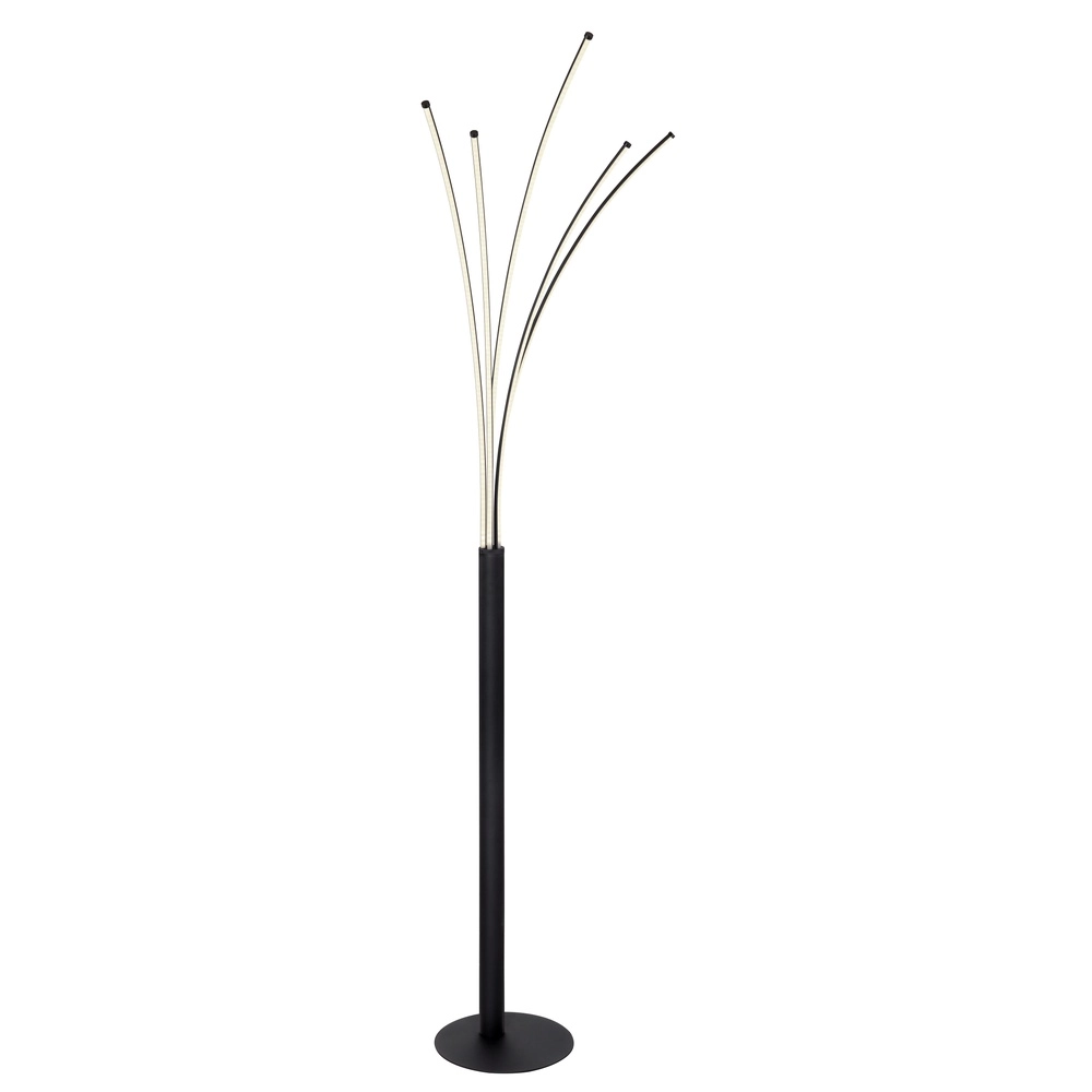 Moderne Stehlampe Bizzy Verstellbar für Schwarzlichtfarben