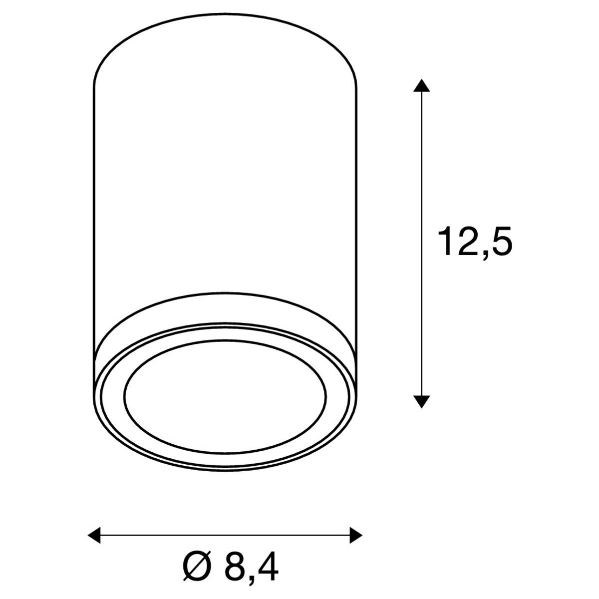 Deckenspot Enola Round S SLV 4024163235839