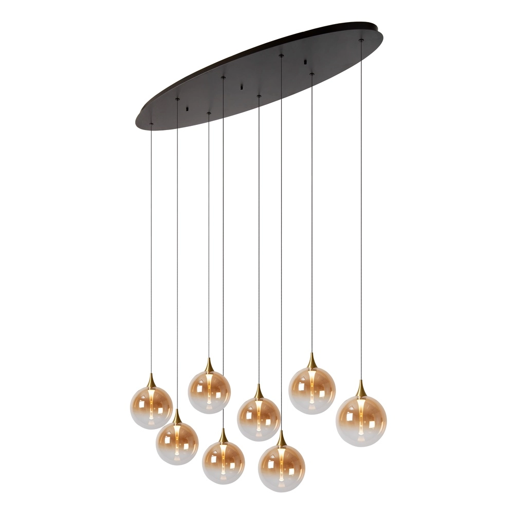 Design-LED-Pendelleuchten Gisela Fading – 8x Ø 16 cm Premium by Lucide 5411212134837