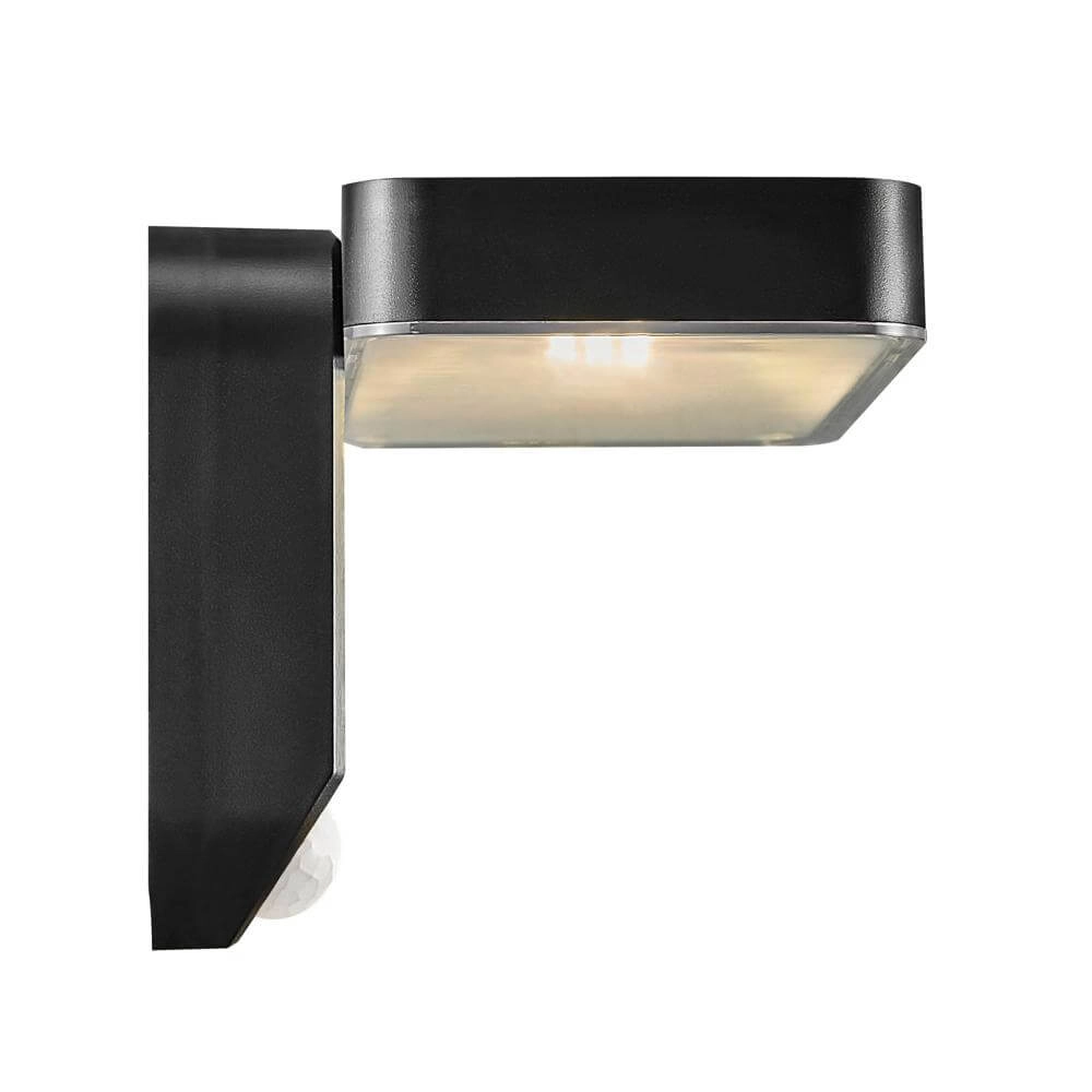 Solar-Wandleuchte Rica schwarzes Rechteck Nordlux 5704924004797