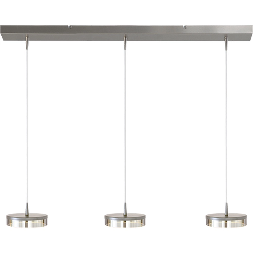 3-Licht Pendellampe Imperia 100 cm Nickel