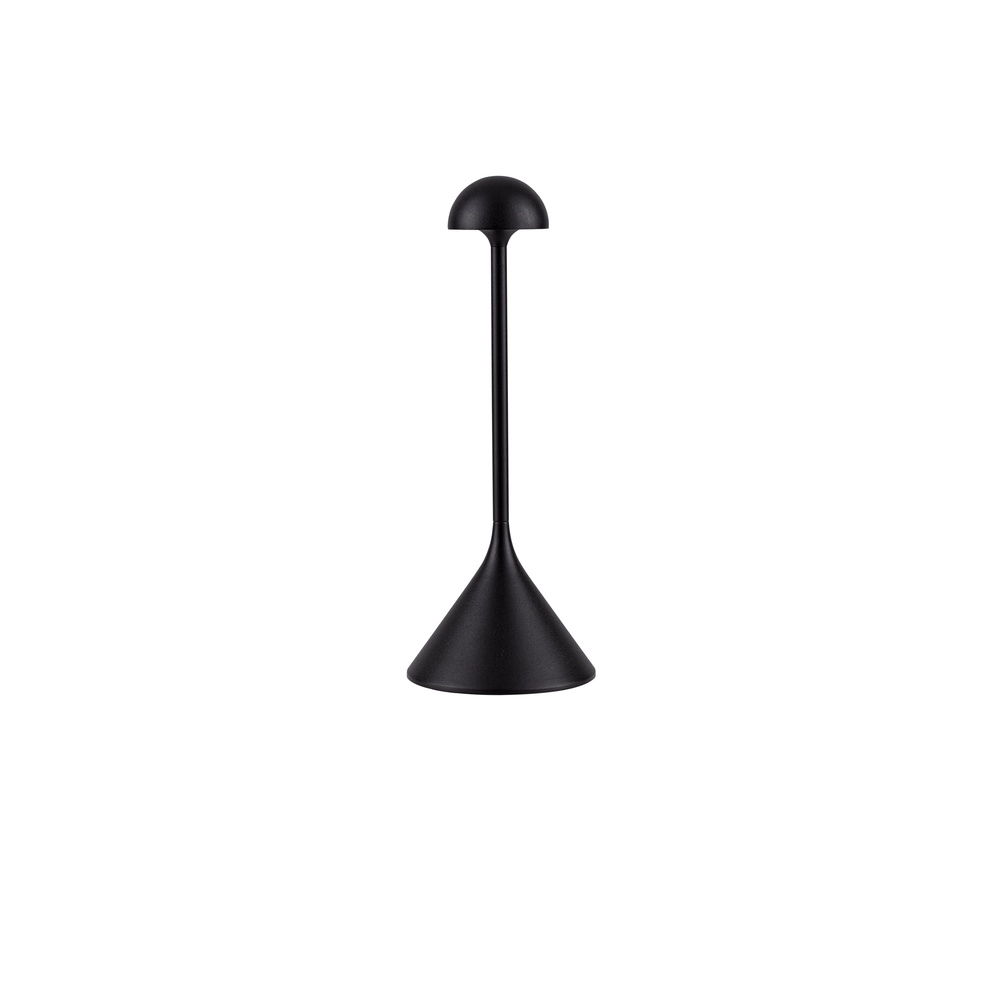Tischlampe Dalt schwarz wiederaufladbar mit USB Lyora 5212017477026