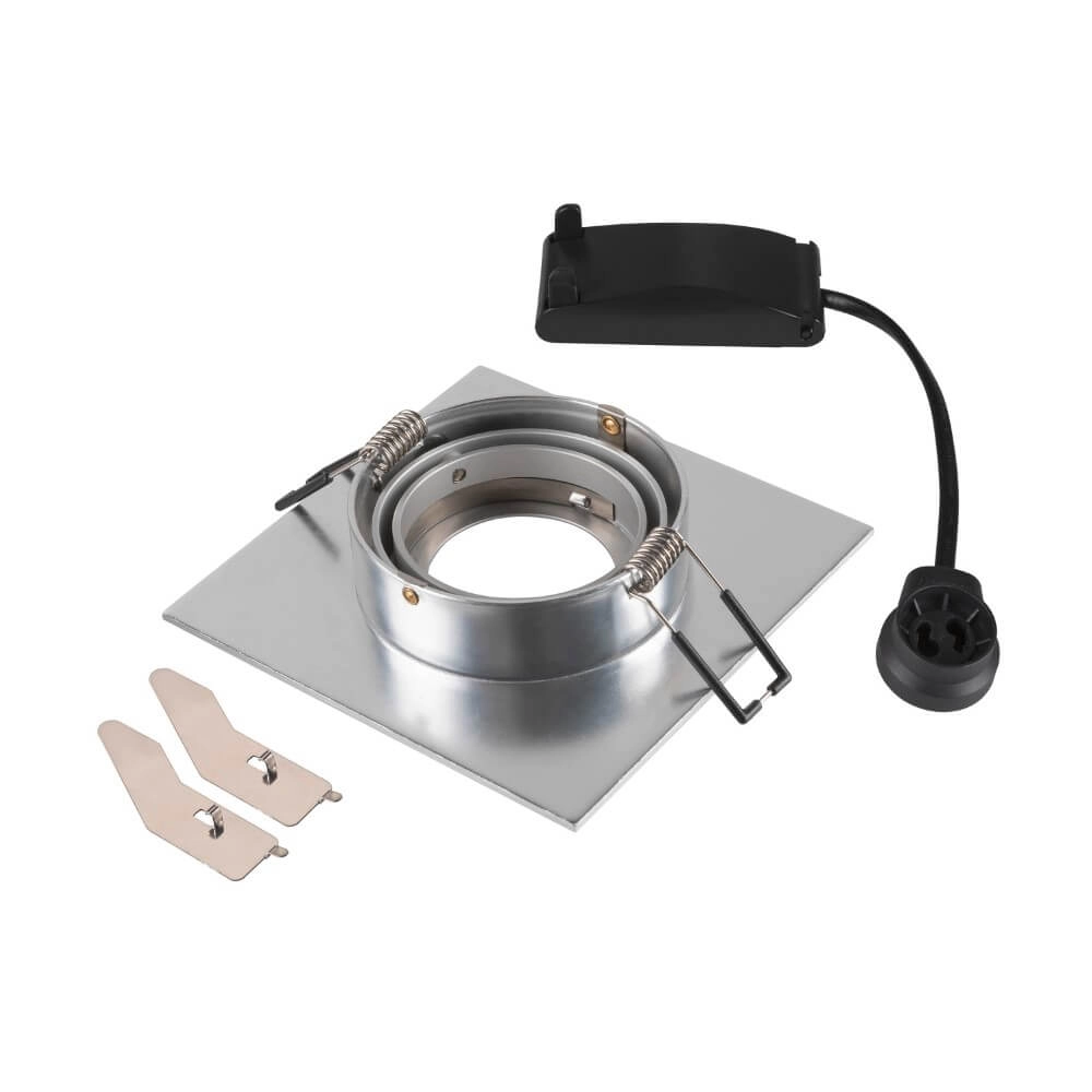 Einbaustrahler New Tria 75 XL quadratisch - Aluminium - GU10 SLV 4024163280525