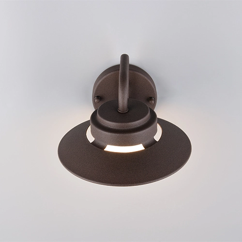 Moderne Stalllampe Atrato Rostbraun Trio 4017807691276