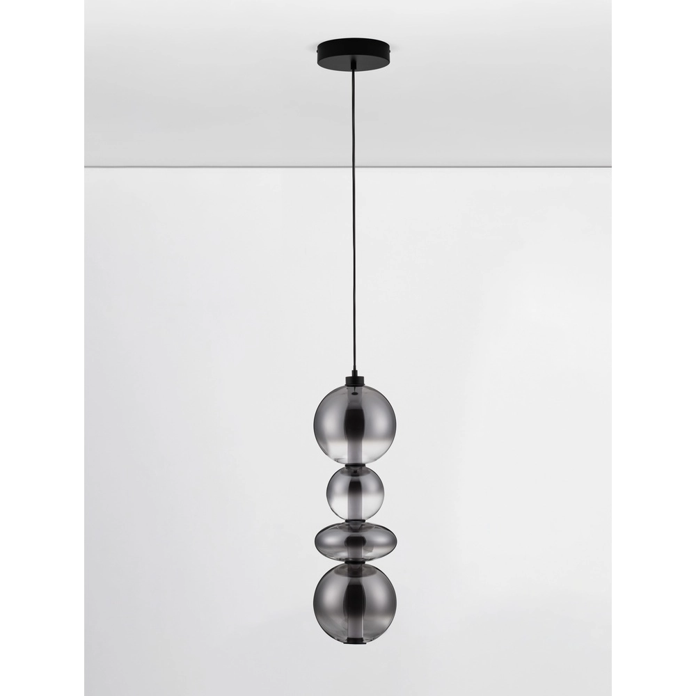Pendelleuchte Bally Rauchglas 62cm Lyora 5212017449177