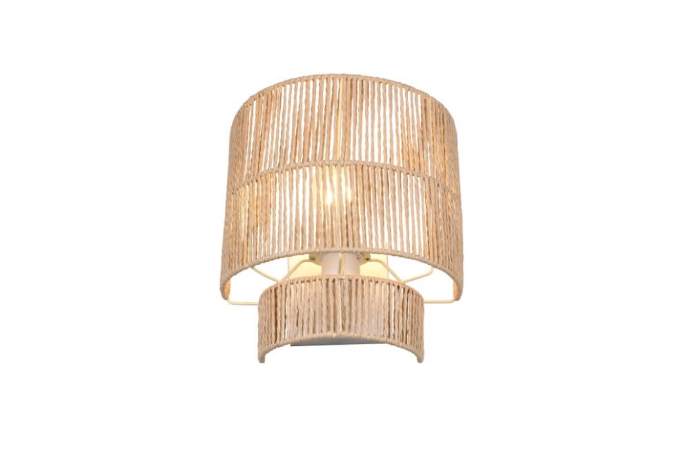 Japandi Wandleuchte Satna Rattan Trio 4017807636192